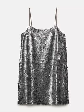 M & L. SHORT DRESS WITH SEQUINS